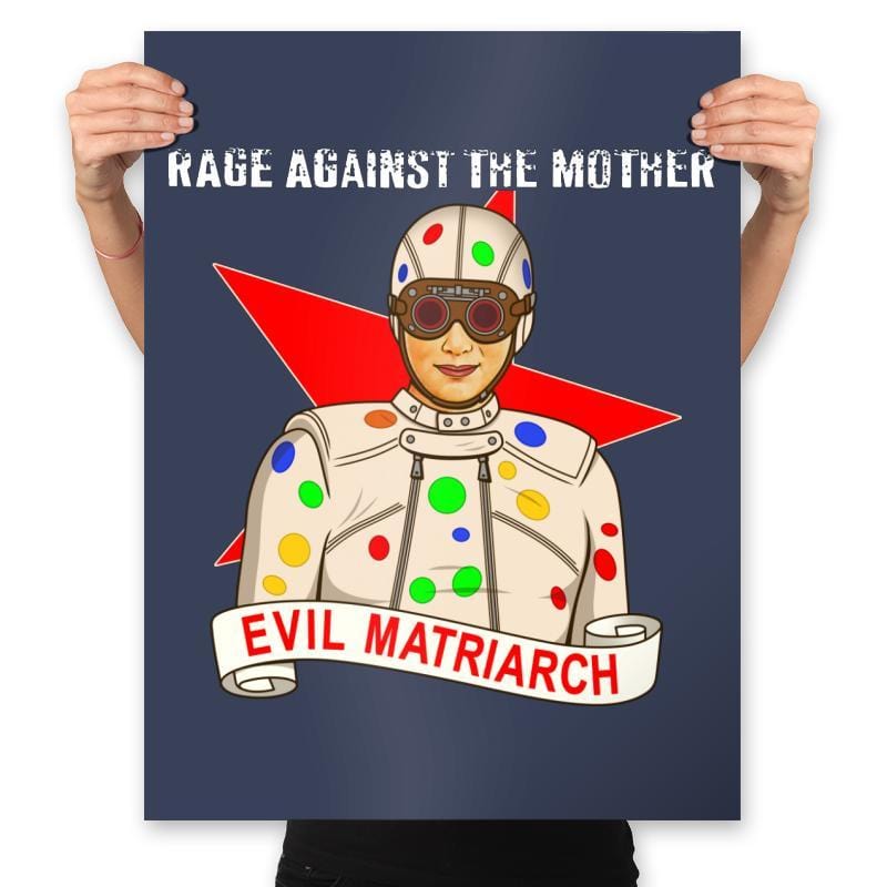 Evil Matriarch - Prints Posters RIPT Apparel 18x24 / Navy
