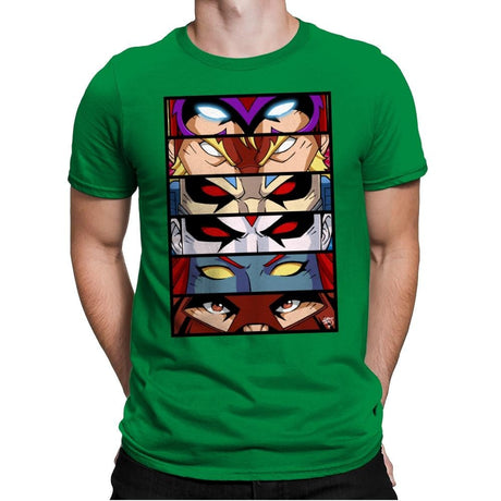 Evil Mutant Eyes - Anytime - Mens Premium T-Shirts RIPT Apparel Small / Kelly