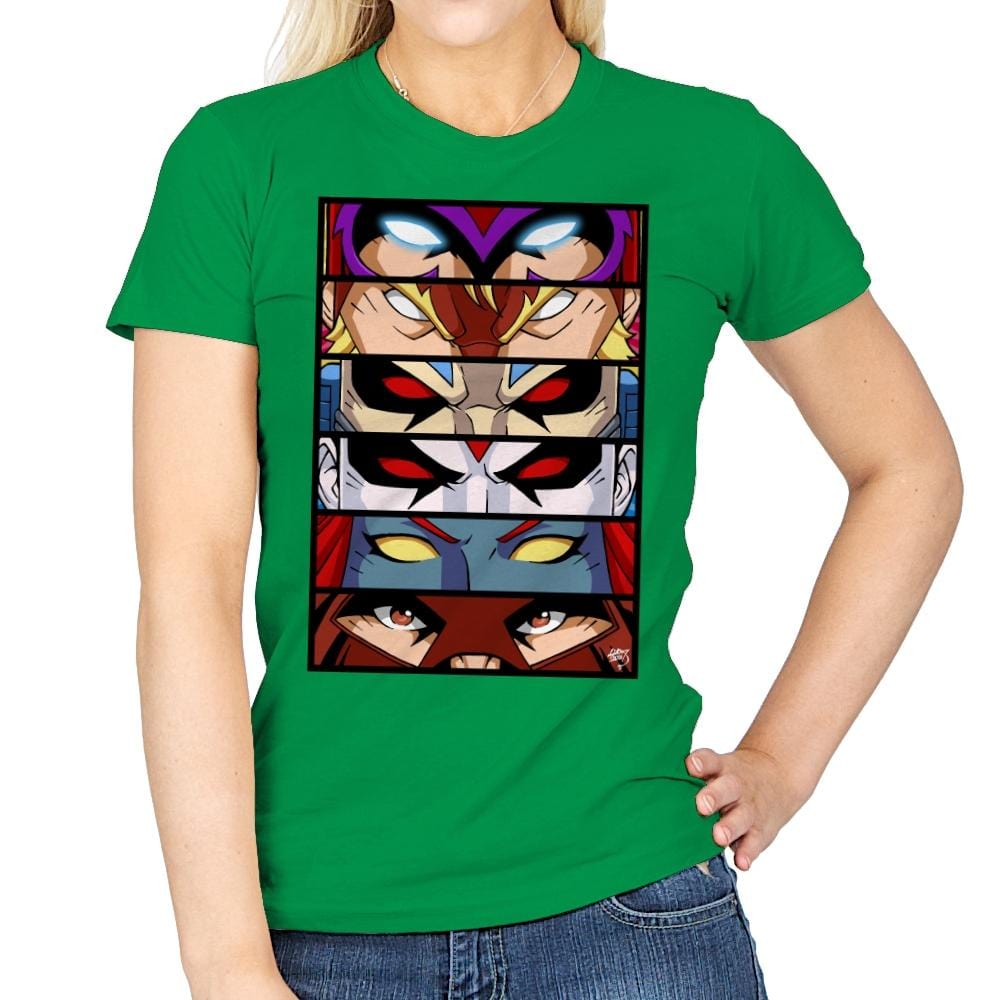 Evil Mutant Eyes - Anytime - Womens T-Shirts RIPT Apparel Small / Irish Green