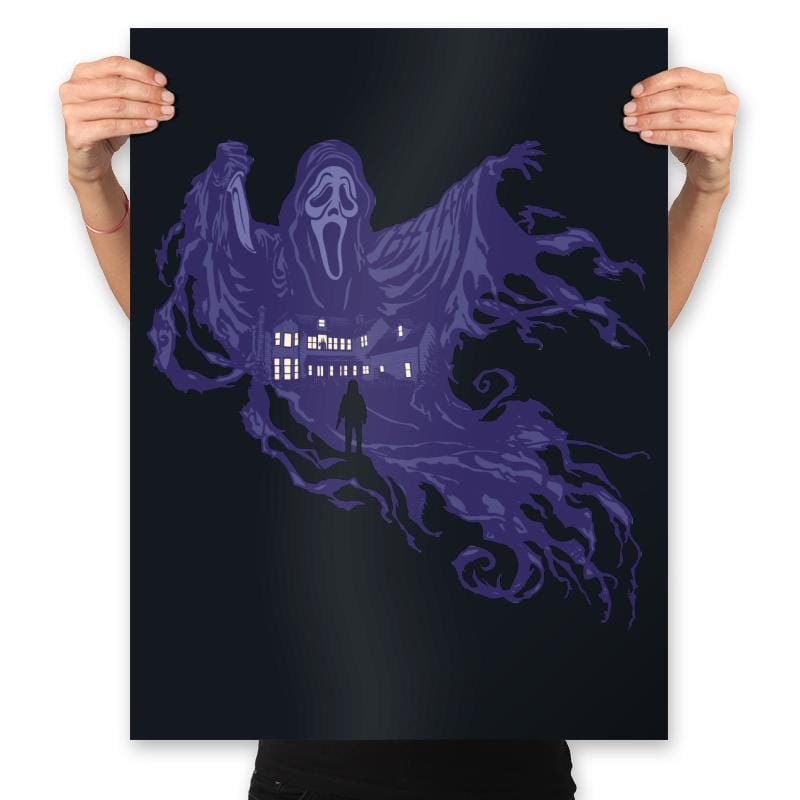 Evil Scream - Prints Posters RIPT Apparel 18x24 / Black