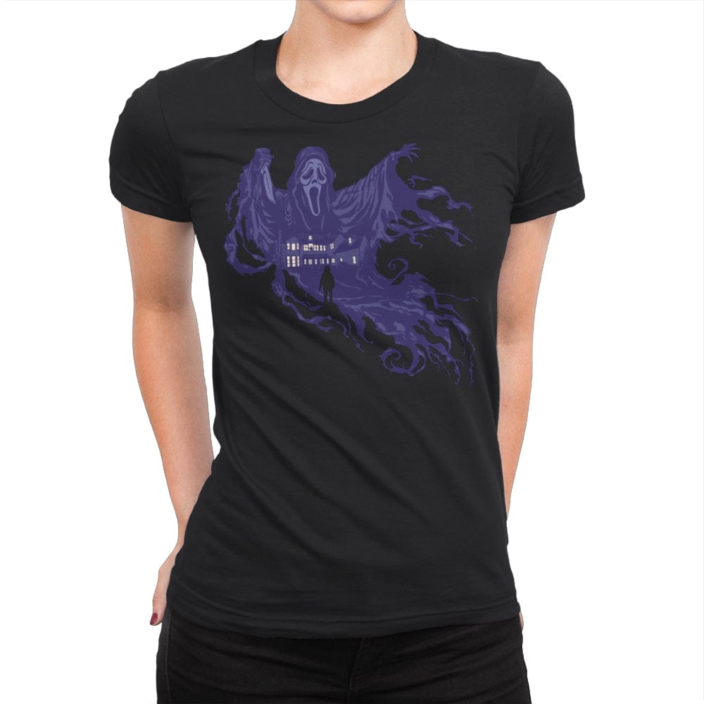 Evil Scream - Womens Premium T-Shirts RIPT Apparel Small / Black