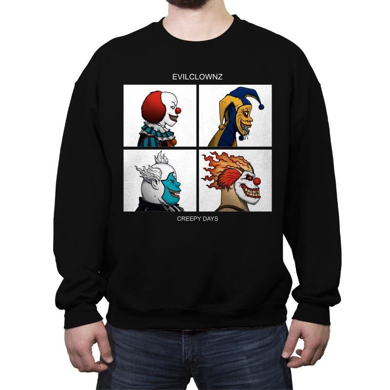 Evilclownz 90's - Crew Neck Sweatshirt Crew Neck Sweatshirt RIPT Apparel