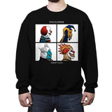 Evilclownz 90's - Crew Neck Sweatshirt Crew Neck Sweatshirt RIPT Apparel Small / Black