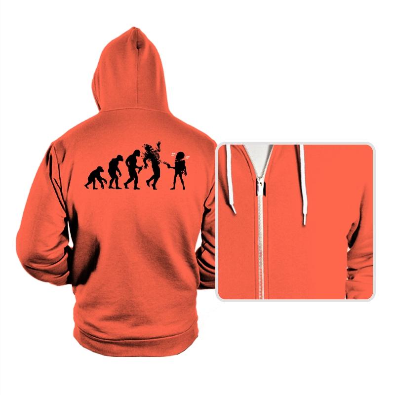 Evolution Hack - Hoodies Hoodies RIPT Apparel Small / Coral