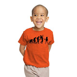 Evolution Hack - Youth T-Shirts RIPT Apparel X-small / Orange