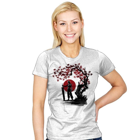 Ex-Soldier Under the Sun - Womens T-Shirts RIPT Apparel Small / White