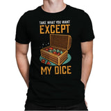 Except My Dice - Mens Premium T-Shirts RIPT Apparel Small / Black