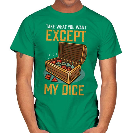 Except My Dice - Mens T-Shirts RIPT Apparel Small / Kelly