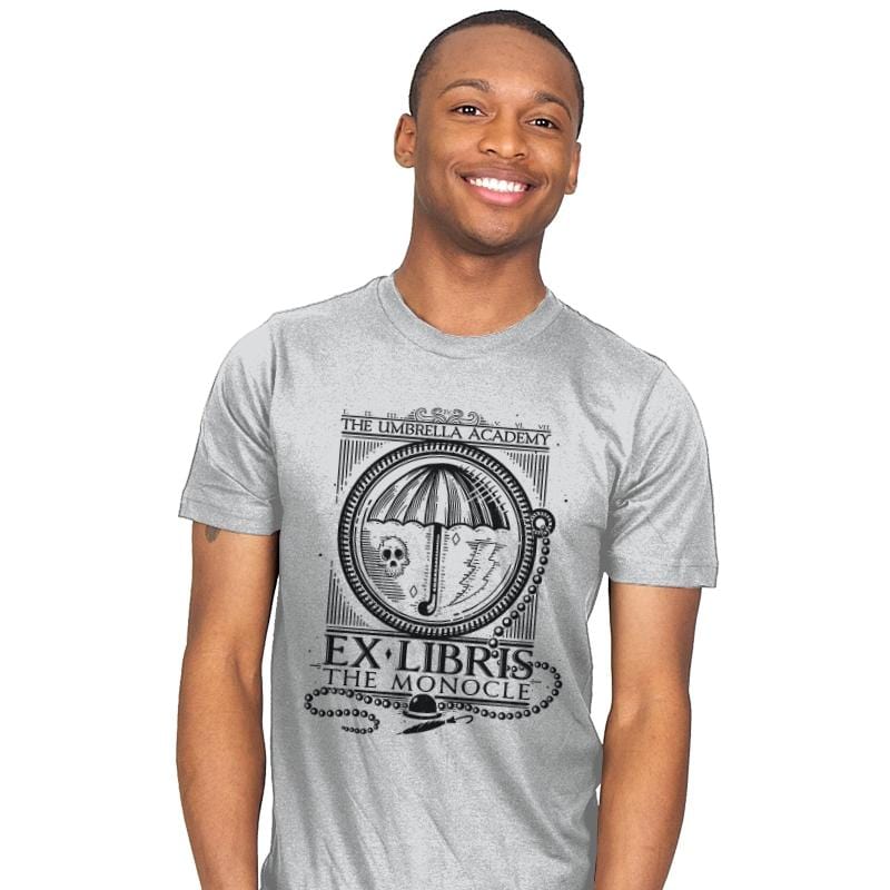 ExLibris - The Monocle - Mens T-Shirts RIPT Apparel Small / Silver