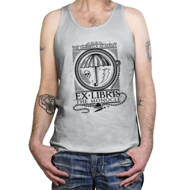 ExLibris - The Monocle - Tanktop Tanktop RIPT Apparel X-Small / Silver