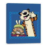Exotic Joe and Tiger - Canvas Wraps Canvas Wraps RIPT Apparel 16x20 / Royal