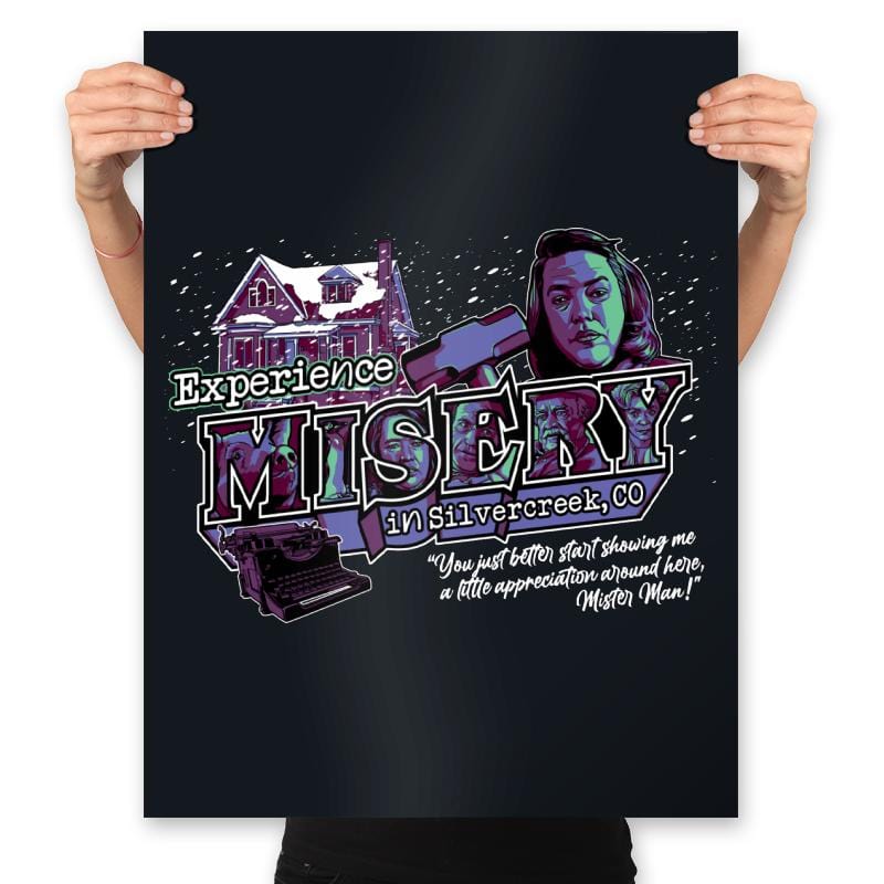 Experience Misery in Silvercreek - Prints Posters RIPT Apparel 18x24 / Black