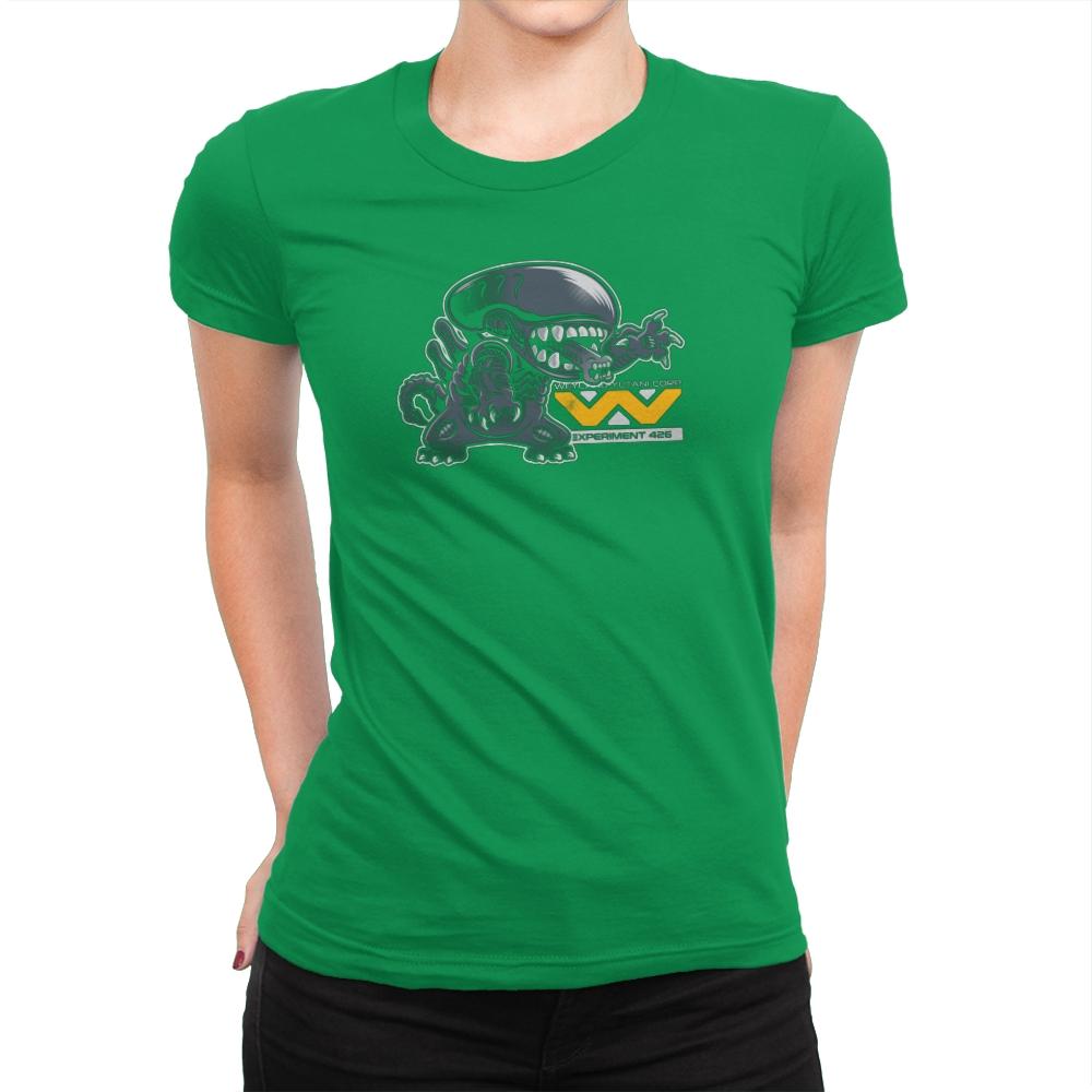 Experiment 426 - Extraterrestrial Tees - Womens Premium T-Shirts RIPT Apparel Small / Kelly Green