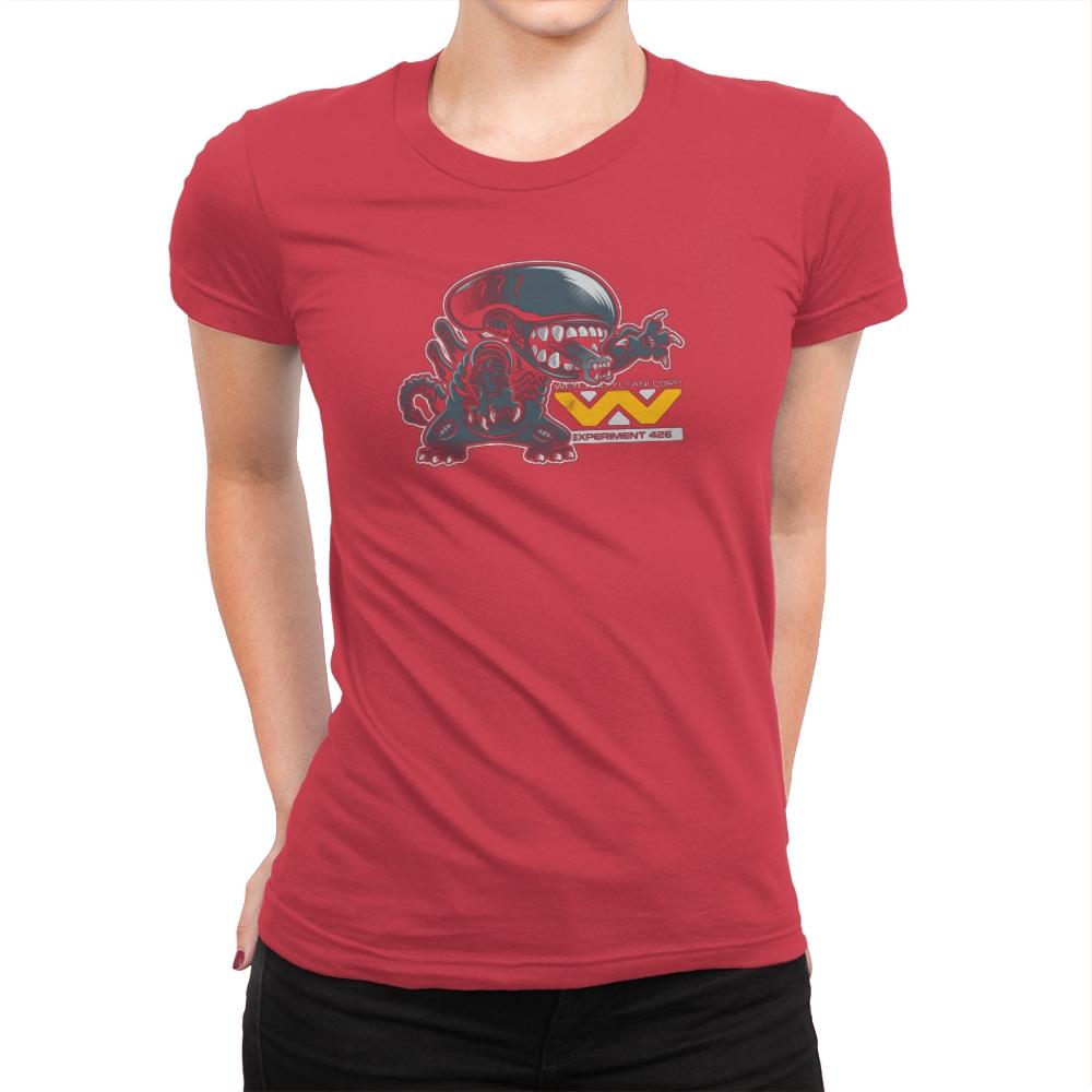 Experiment 426 - Extraterrestrial Tees - Womens Premium T-Shirts RIPT Apparel Small / Red