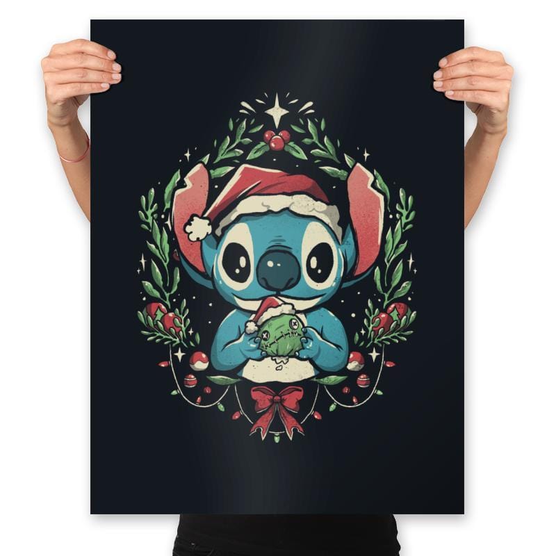Experiment Christmas - Prints Posters RIPT Apparel 18x24 / Black