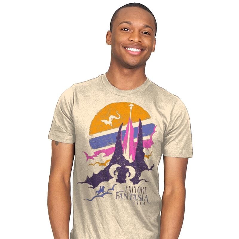 Explore Fantasia - Mens T-Shirts RIPT Apparel Small / Natural