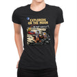 Explorers on the Moon - Womens Premium T-Shirts RIPT Apparel Small / Black