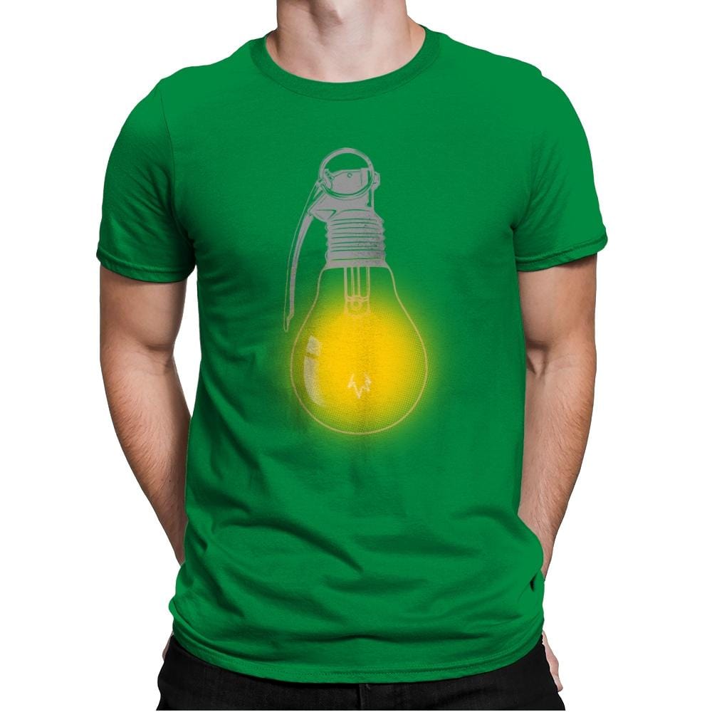 Explosive Idea - Mens Premium T-Shirts RIPT Apparel Small / Kelly