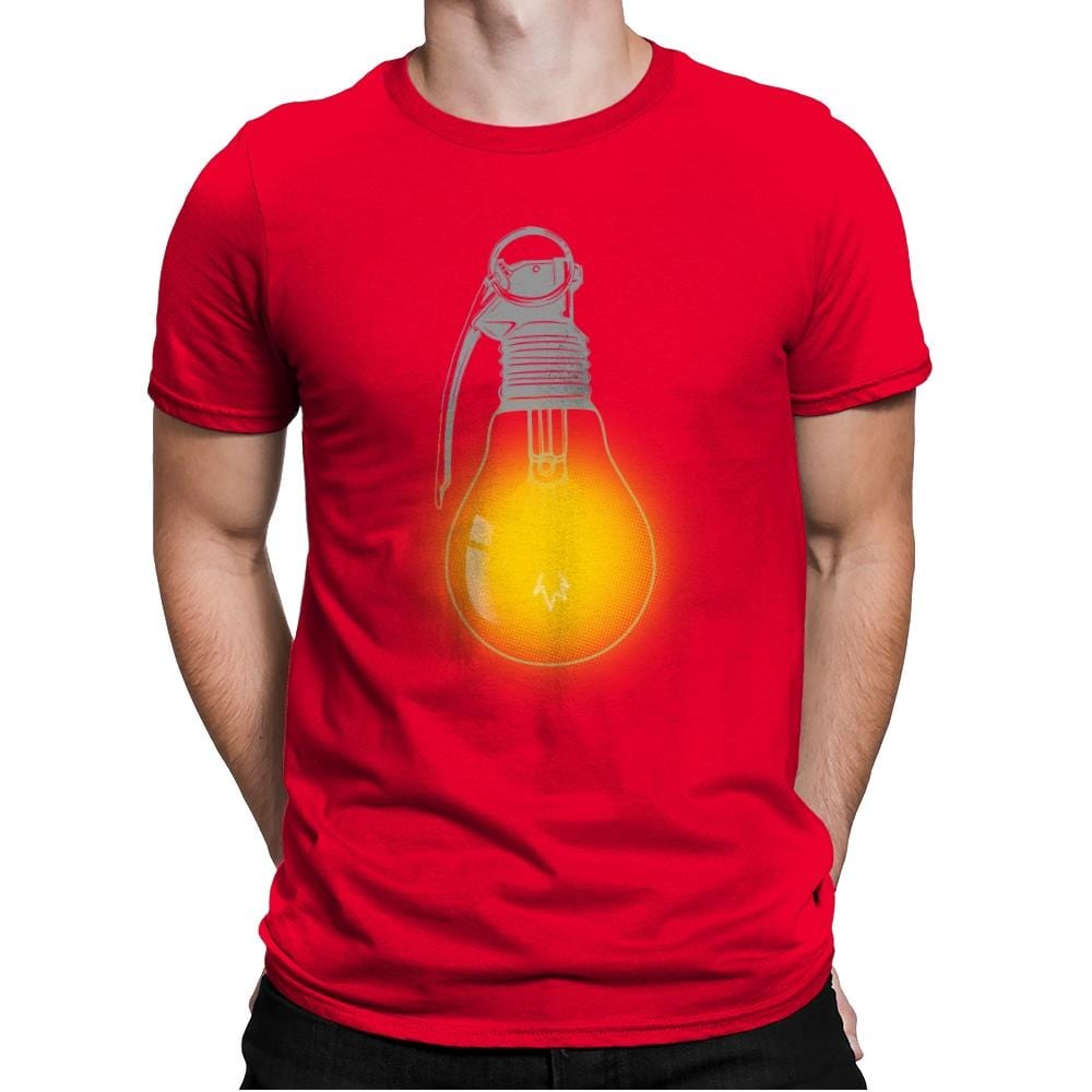 Explosive Idea - Mens Premium T-Shirts RIPT Apparel Small / Red