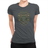 Express Elevator to Hell - Extraterrestrial Tees - Womens Premium T-Shirts RIPT Apparel Small / Heavy Metal