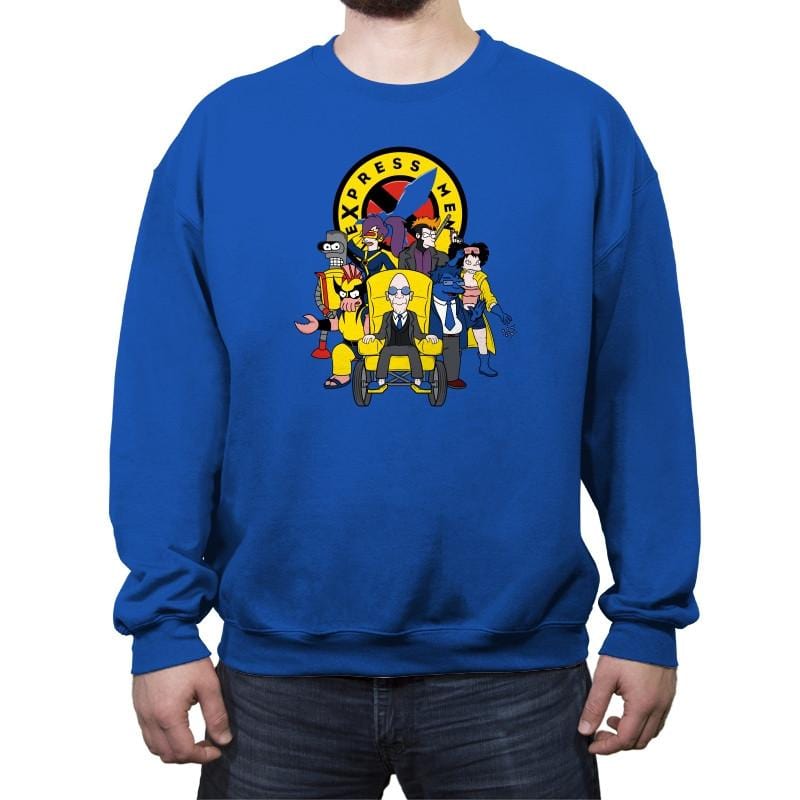 eXpress Men Reprint - Crew Neck Sweatshirt Crew Neck Sweatshirt RIPT Apparel Small / Royal