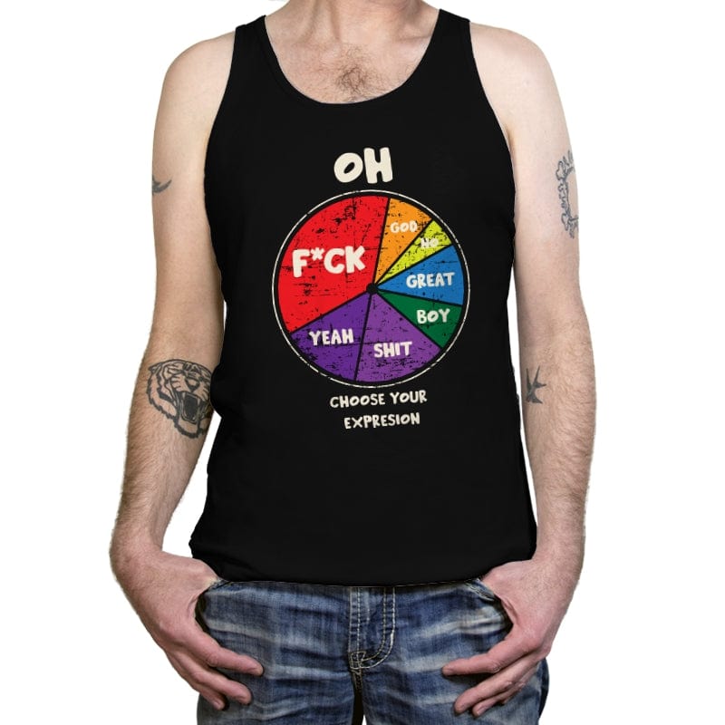 Expressions - Tanktop Tanktop RIPT Apparel X-Small / Black