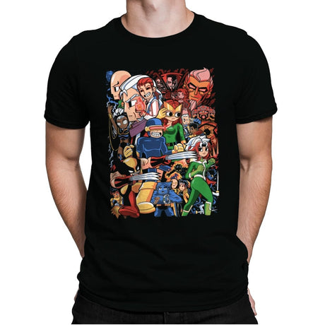 Extinction Pilgrim - Mens Premium T-Shirts RIPT Apparel Small / Black