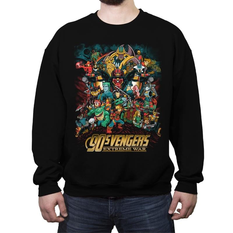 Extreme War - Crew Neck Sweatshirt Crew Neck Sweatshirt RIPT Apparel Small / Black