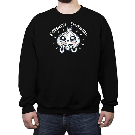 Extremly Emotional - Crew Neck Sweatshirt Crew Neck Sweatshirt RIPT Apparel Small / Black