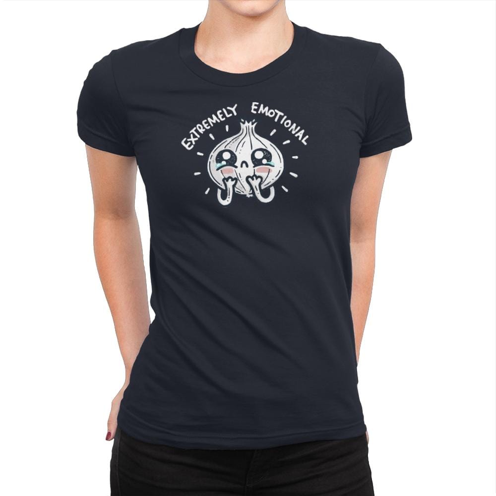 Extremly Emotional - Womens Premium T-Shirts RIPT Apparel Small / Midnight Navy