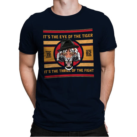 Eye of the Tiger - Mens Premium T-Shirts RIPT Apparel Small / Midnight Navy