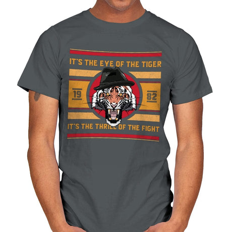 Eye of the Tiger - Mens T-Shirts RIPT Apparel Small / Charcoal