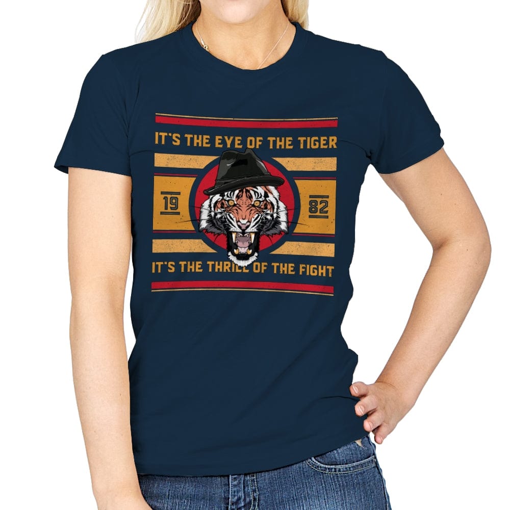Eye of the Tiger - Womens T-Shirts RIPT Apparel Small / Navy