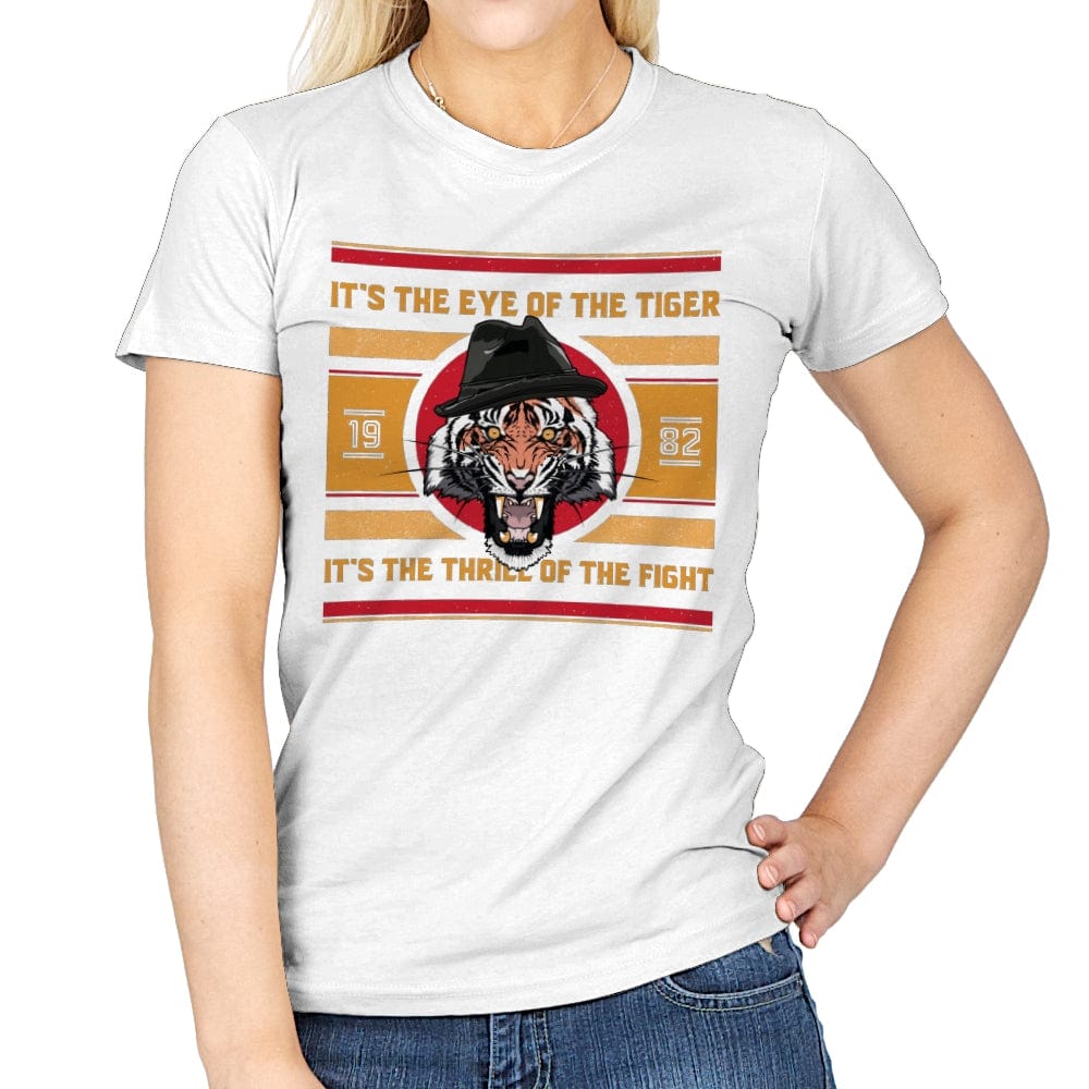 Eye of the Tiger - Womens T-Shirts RIPT Apparel Small / White