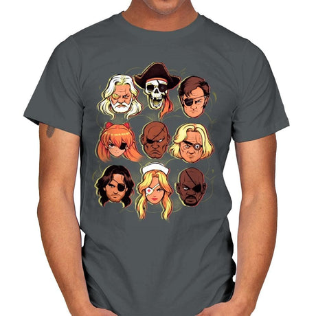 Eye Patch Gang - Mens T-Shirts RIPT Apparel Small / Charcoal