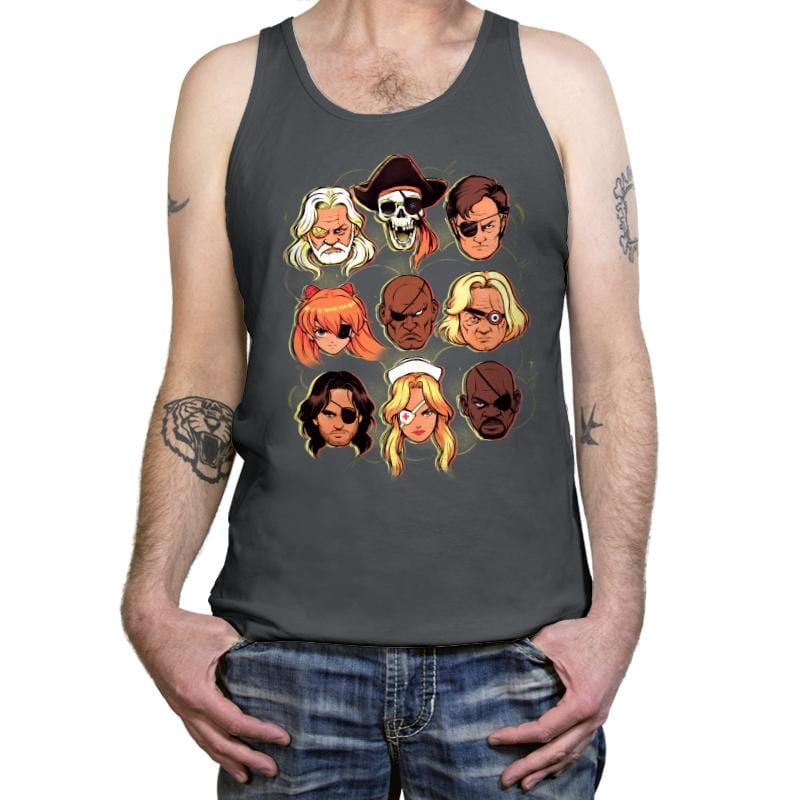 Eye Patch Gang - Tanktop Tanktop RIPT Apparel X-Small / Asphalt