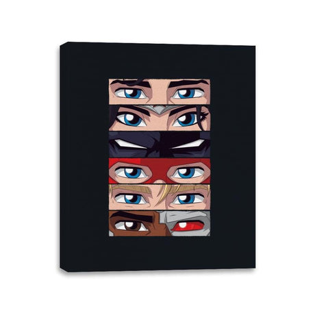 Eyes Of Justice - Canvas Wraps Canvas Wraps RIPT Apparel 11x14 / Black