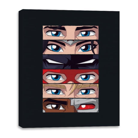 Eyes Of Justice - Canvas Wraps Canvas Wraps RIPT Apparel 16x20 / Black