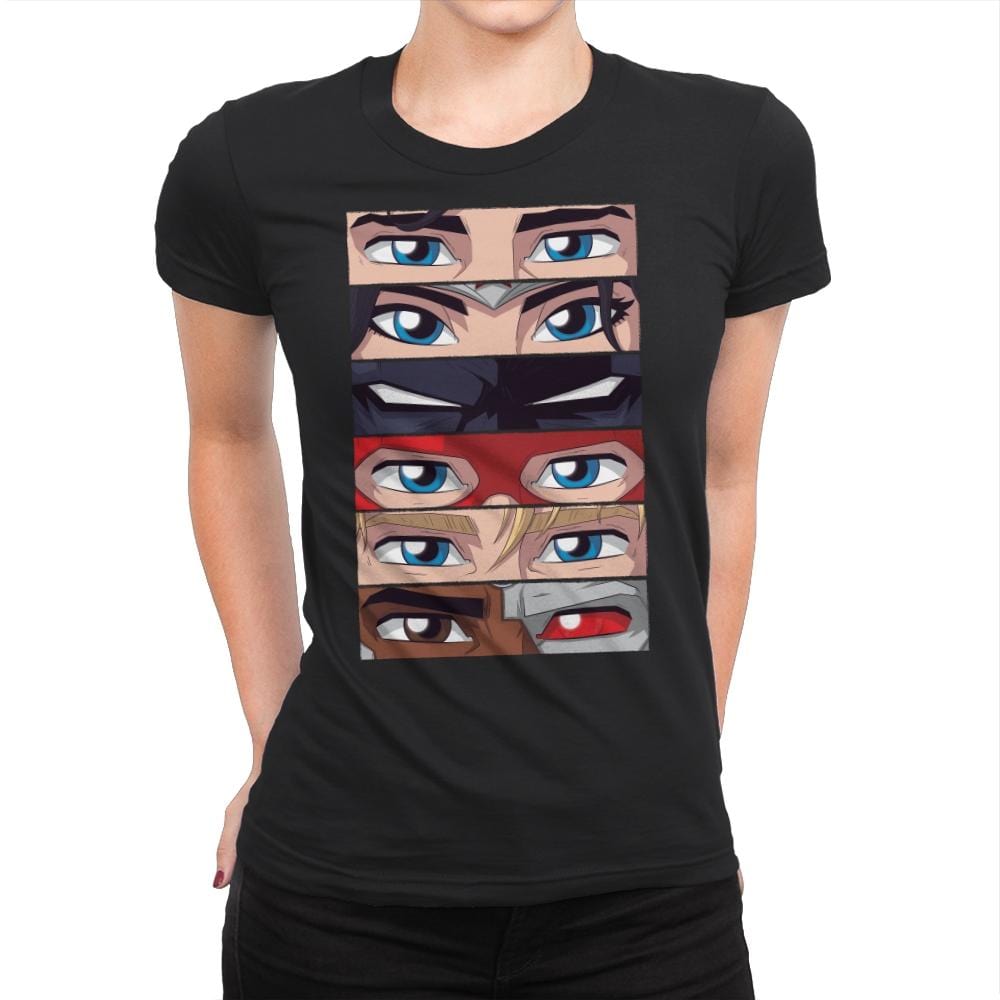 Eyes Of Justice - Womens Premium T-Shirts RIPT Apparel Small / Black