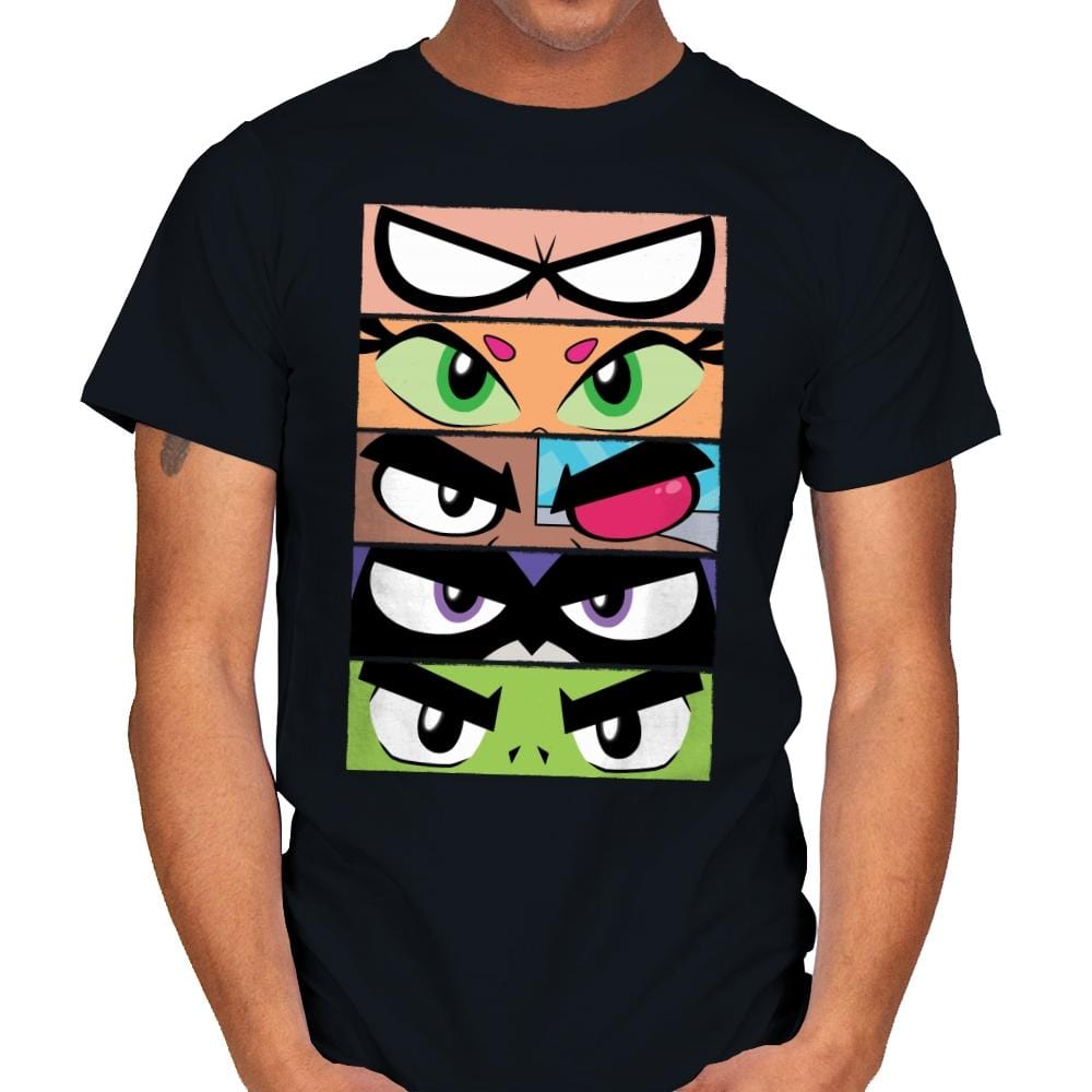 Eyes Of Titans - Mens T-Shirts RIPT Apparel Small / Black