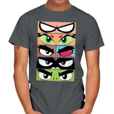 Eyes Of Titans - Mens T-Shirts RIPT Apparel Small / Charcoal