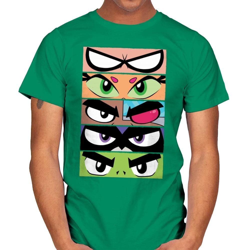 Eyes Of Titans - Mens T-Shirts RIPT Apparel Small / Kelly