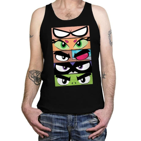 Eyes Of Titans - Tanktop Tanktop RIPT Apparel X-Small / Black
