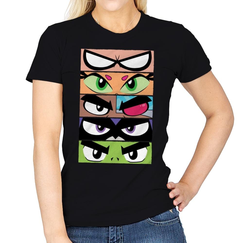 Eyes Of Titans - Womens T-Shirts RIPT Apparel Small / Black