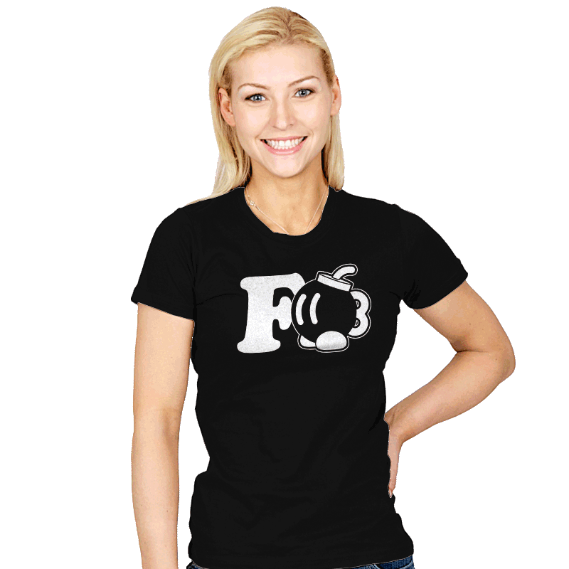 F-Bobomb - Womens T-Shirts RIPT Apparel