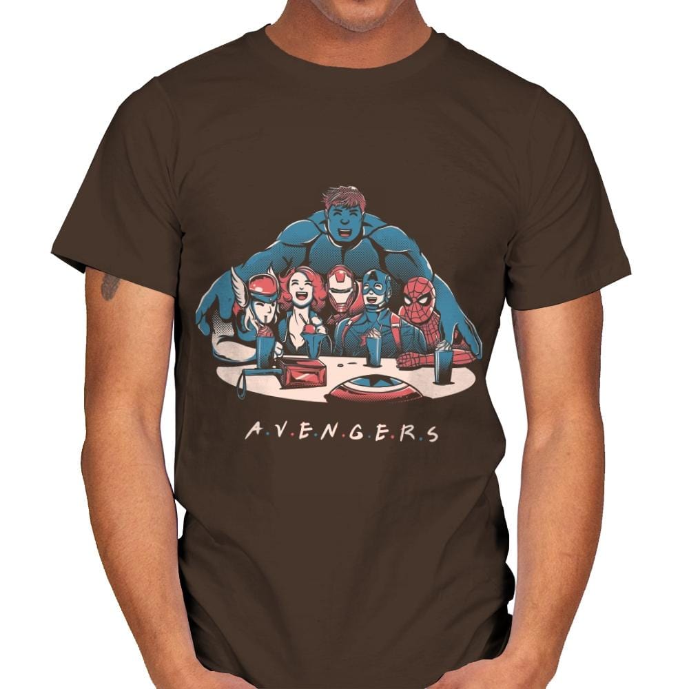 F.R.I.E.N.G.E.R.S. - Mens T-Shirts RIPT Apparel Small / Dark Chocolate