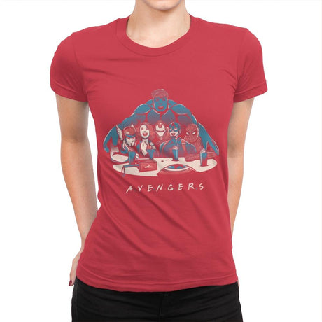 F.R.I.E.N.G.E.R.S. - Womens Premium T-Shirts RIPT Apparel Small / Red