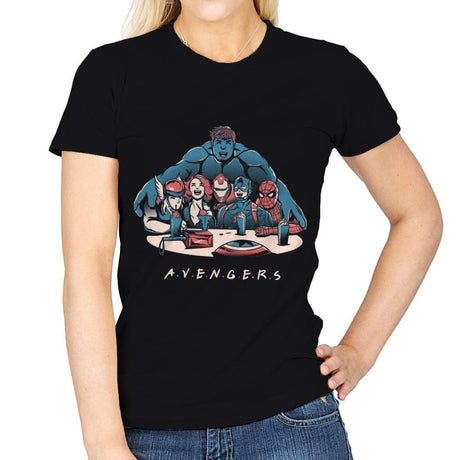 F.R.I.E.N.G.E.R.S. - Womens T-Shirts RIPT Apparel Small / Black