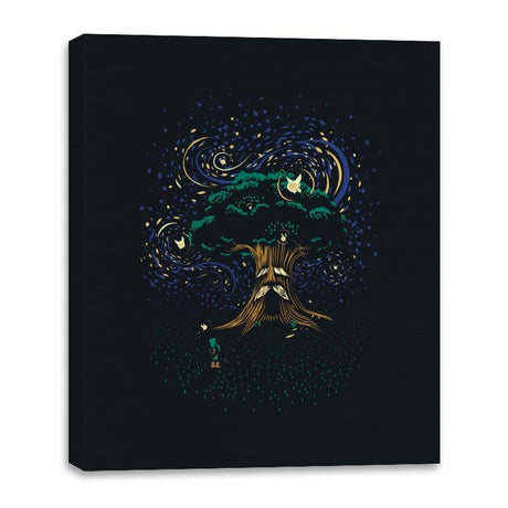 Fairy Night - Canvas Wraps Canvas Wraps RIPT Apparel 16x20 / Black