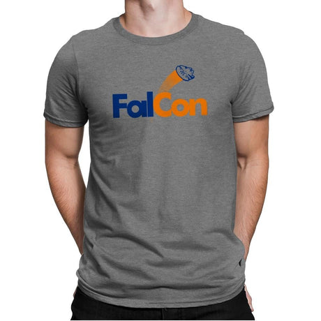 FalCon Exclusive - Mens Premium T-Shirts RIPT Apparel Small / Heather Grey